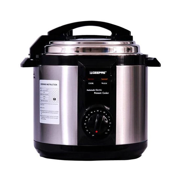 مزایا: پخت سریعتر نسبت به روش‌های معمولی (صرفه‌جویی در زمان و انرژی). حفظ مواد مغذی غذا به دلیل پخت با بخار و دمای کنترل‌شده. تمیزکاری آسان به دلیل بدنه داخلی استیل ضدزنگ و قابلیت شستشو. ایمنی بالا با چندین لایه محافظتی (قفل درب، سوپاپ اطمینان).