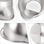 آبکش برنج شور تمام استیل