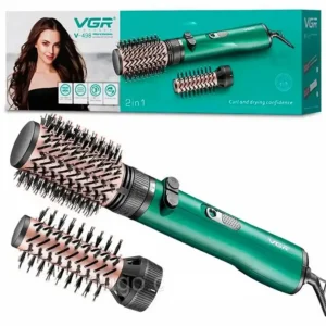 دارای 2 سری برس گرد جنس سری: پوشش سرامیک جنس بدنه: پلاستیک مقاوم در برابر حرارت دارای 3 در جه تنظیم دما دارای باد سرد سری چرخشی قدرت موتور: 1200 وات